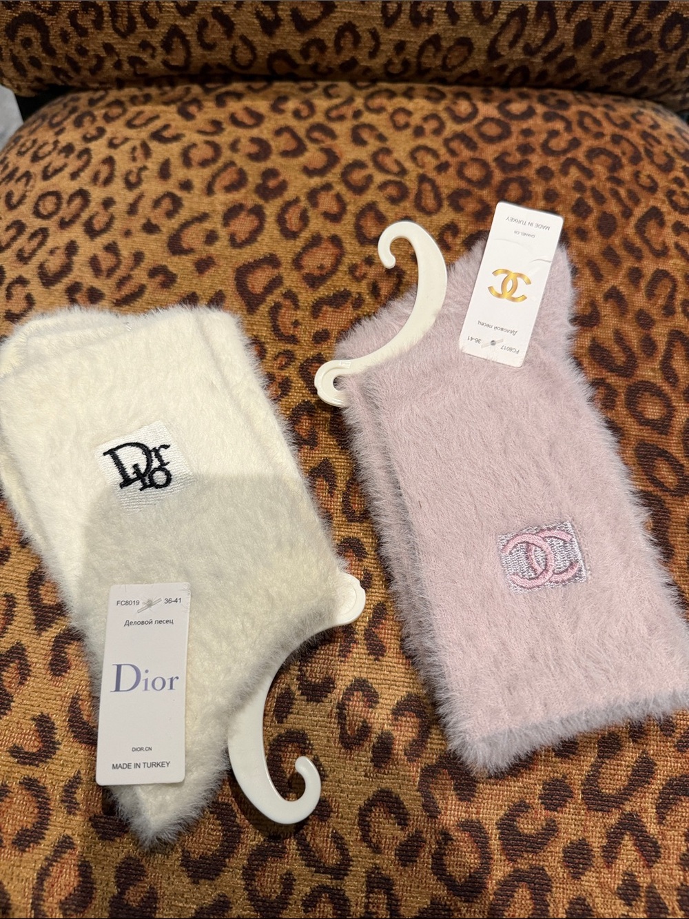 Set of 2 NEW Fashion Fuzzy Socks